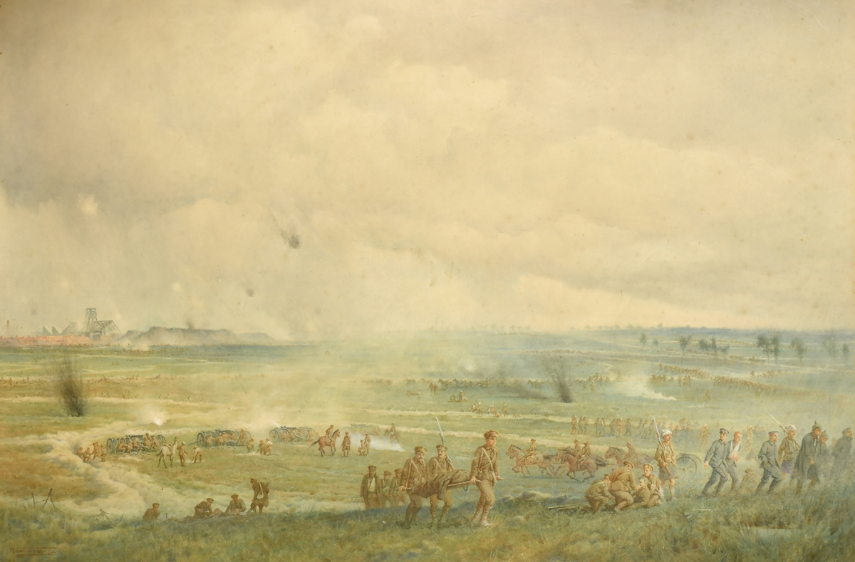 The Battle of Loos painting