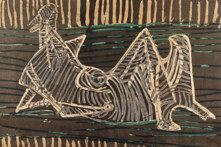 Henry Moore Reclining Figure print