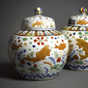 Jiajing wucai ‘fish’ jars