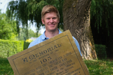 Henry Meadows and plaque