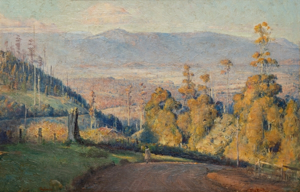 Sherbrooke, a painting by Tom Roberts 