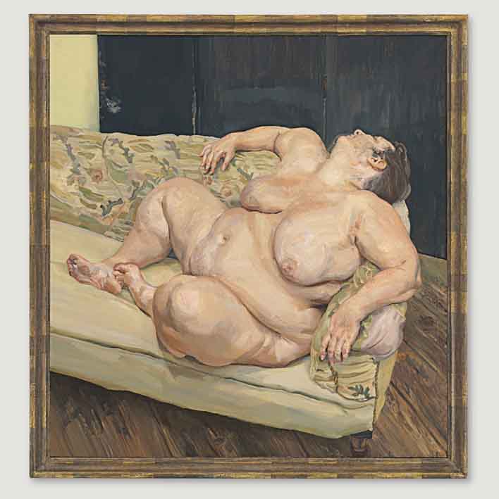 Benefits Supervisor Resting by Lucian Freud