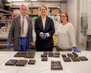 Rediscovered Ravilious and Garwood woodblocks secured by two museums