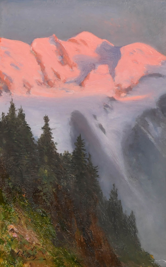 Gabriel Loppé mont blanc