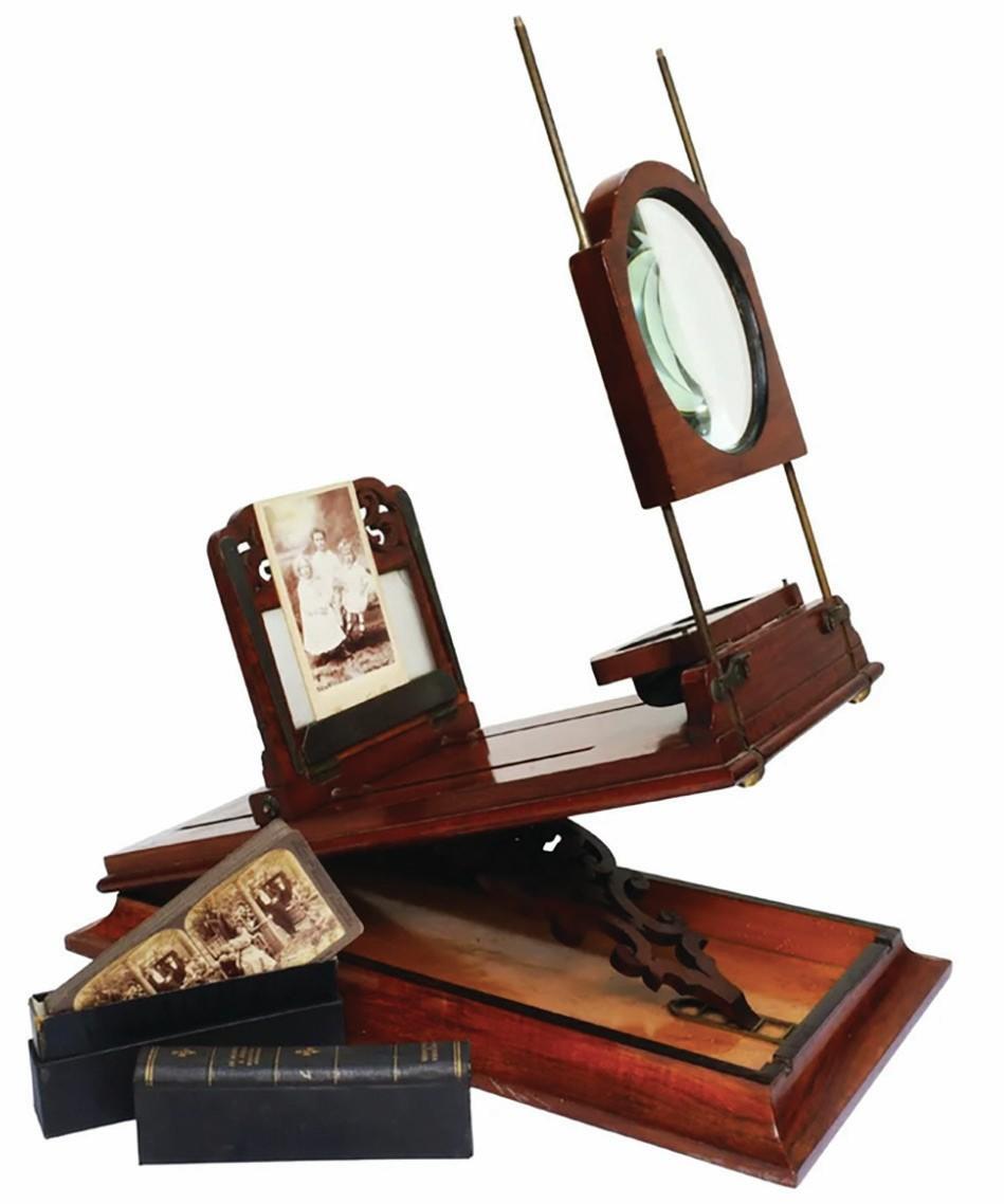 A Victorian stereo graphosocope