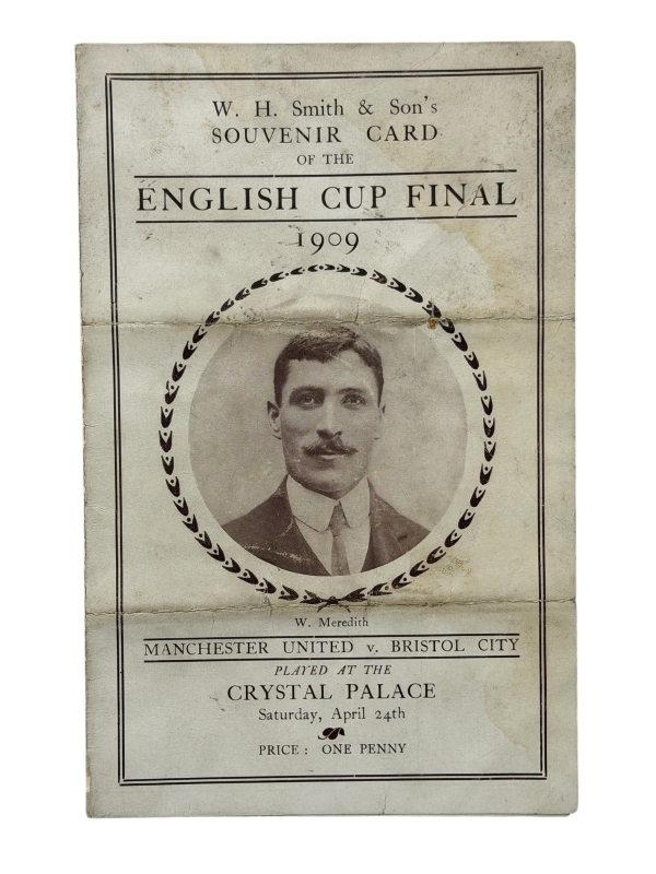 The programme for the 1909 FA Cup Final