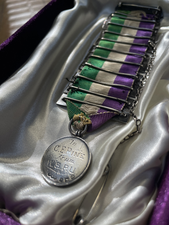 Silver Suffragette Medal