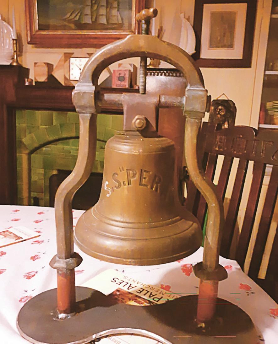 An old ship's bell