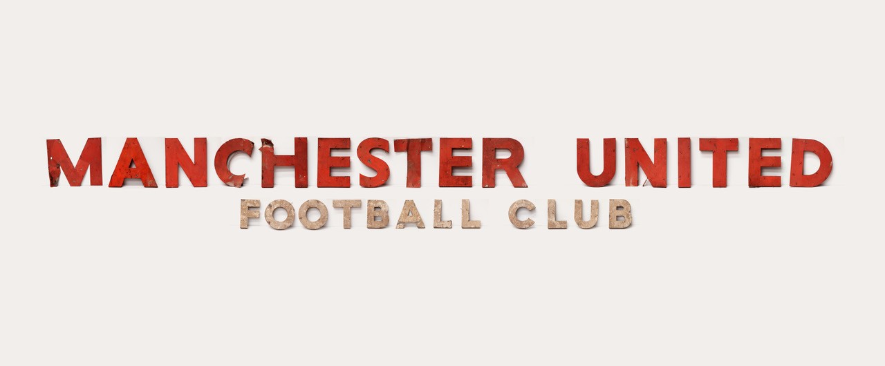 Stretford End sign