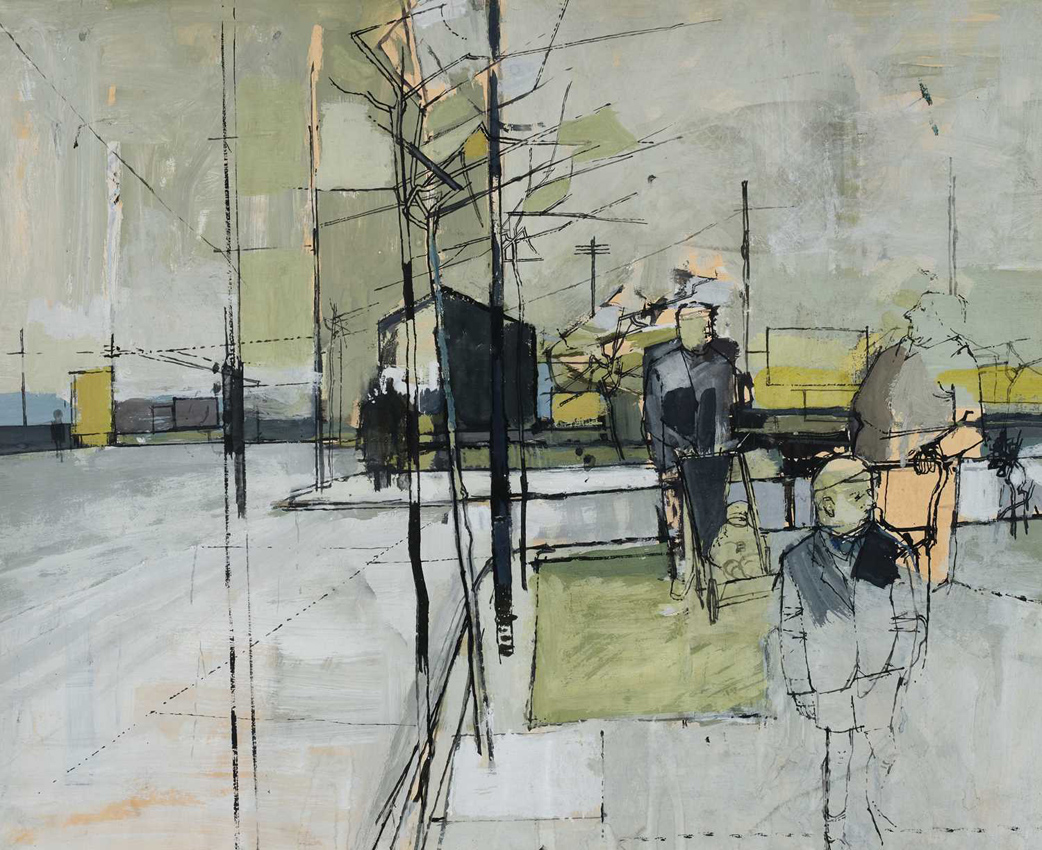 Bolton Junction Eccleshill, Bradford by David Hockney