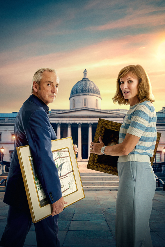 Philip Mould and Fiona Bruce
