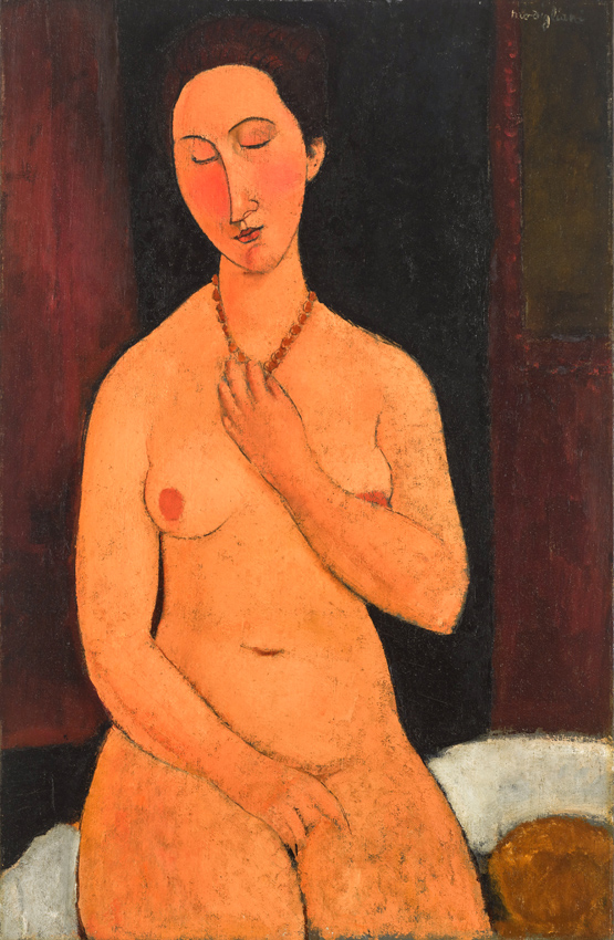 Nu assis au collier by Amedeo Modigliani