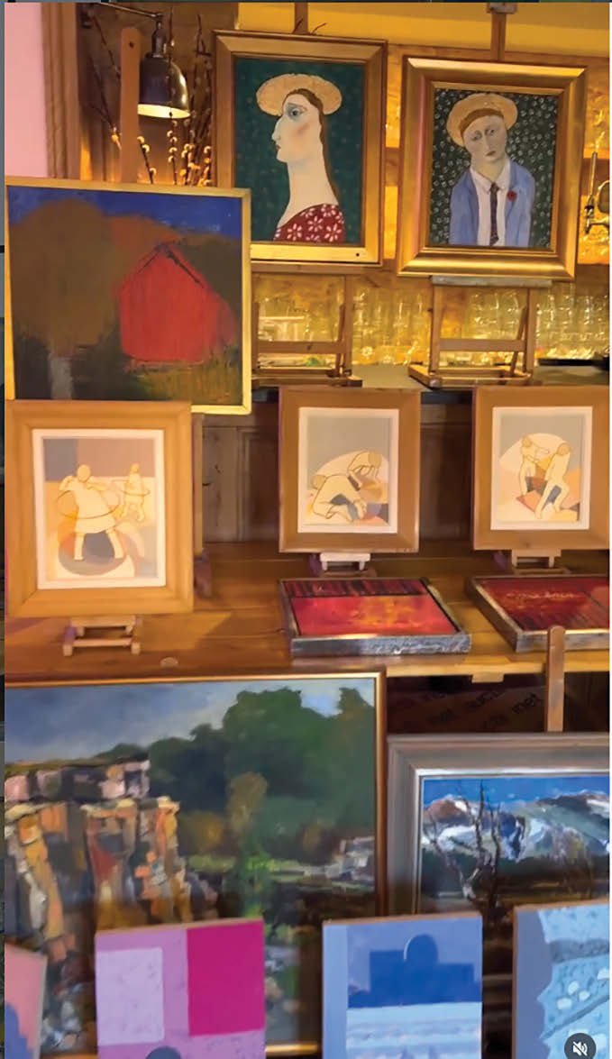 art on display