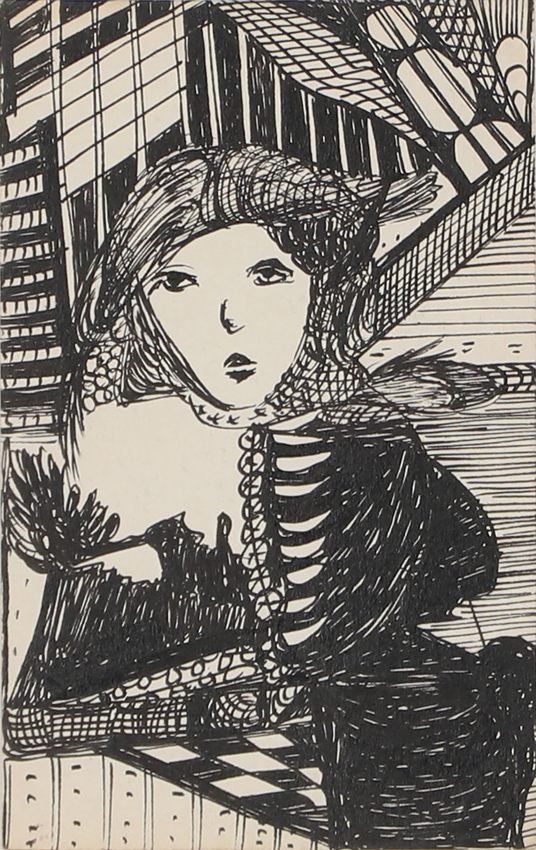 Madge Gill postcard