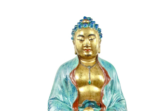 porcelain figure of the Buddha