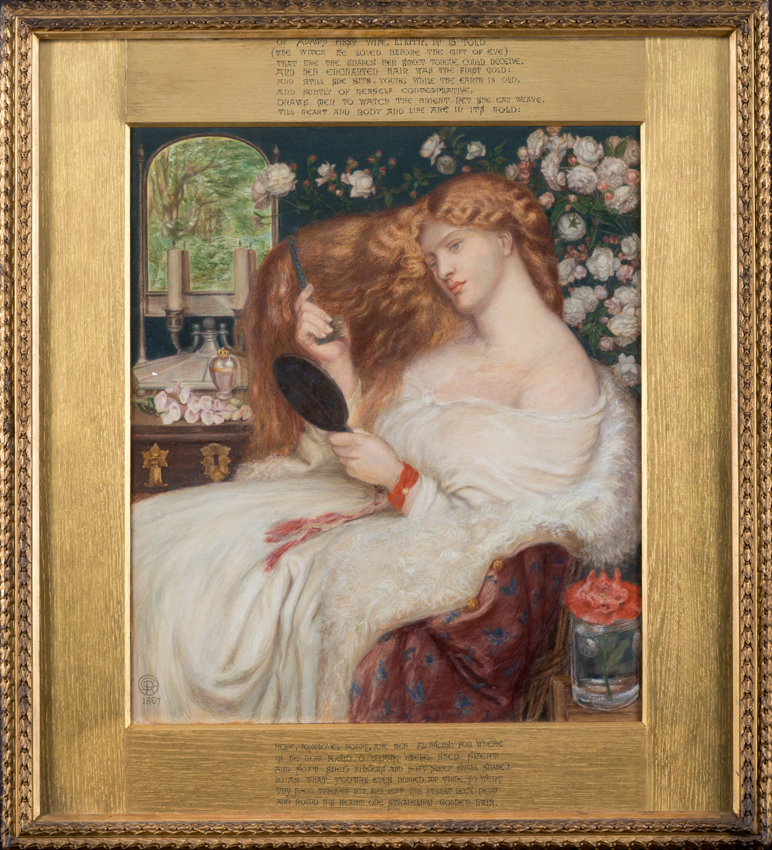 Dante Gabriel Rossetti portrait of Fanny Cornforth