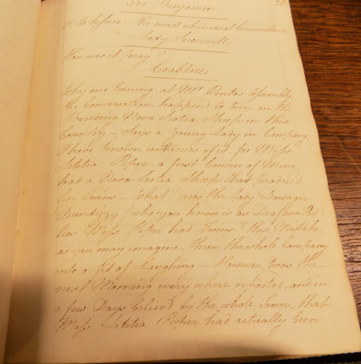 Sheridan’s ‘School for Scandal’ 