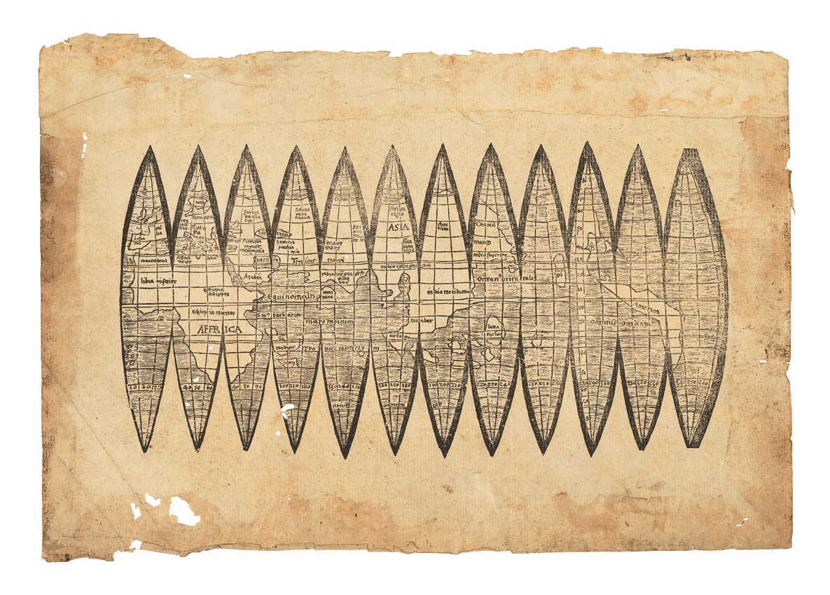 Waldseemuller’s globe gores