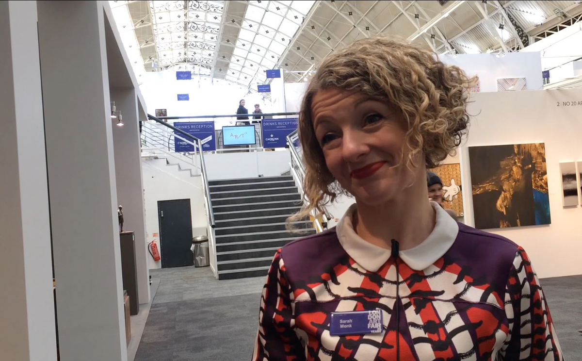 Sarah Monk of the London Art Fair 