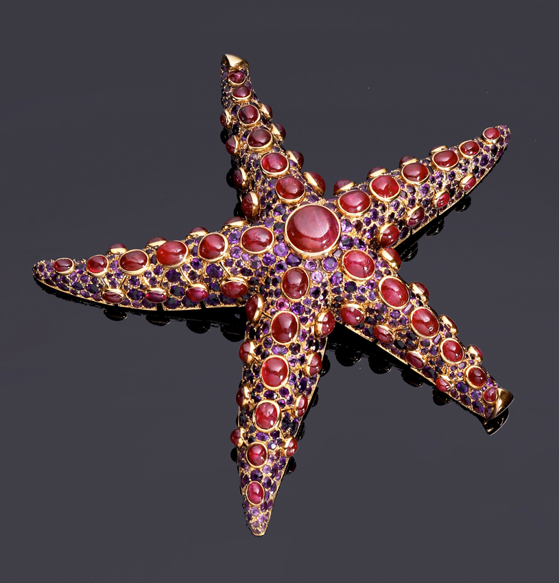 René Boivin Starfish brooc
