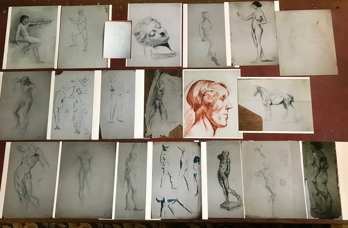 LS Lowry drawings