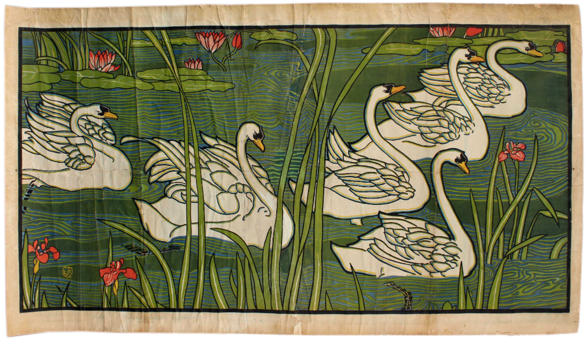 Art Nouveau advertising poster 