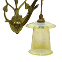 Whitefriars glass Benson lamp