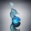 Lalique 14 Tete de Paon peacock mascot