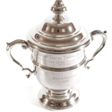 US Open trophy by Tiffany that Boris Becker won