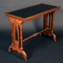 Gothic oak writing table