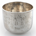 Silver tumbler by William Scott the Elder of Banff