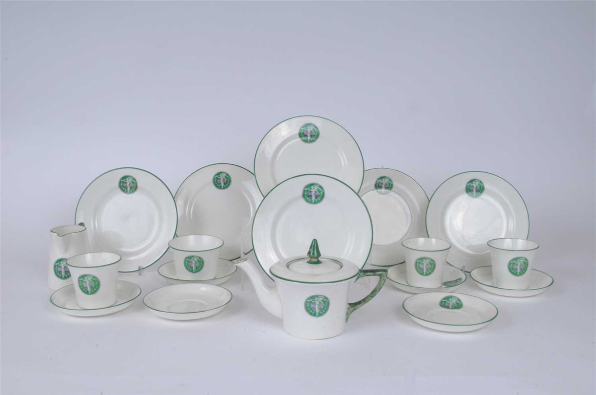 WSPU Exhibition Suffragette tea service 
