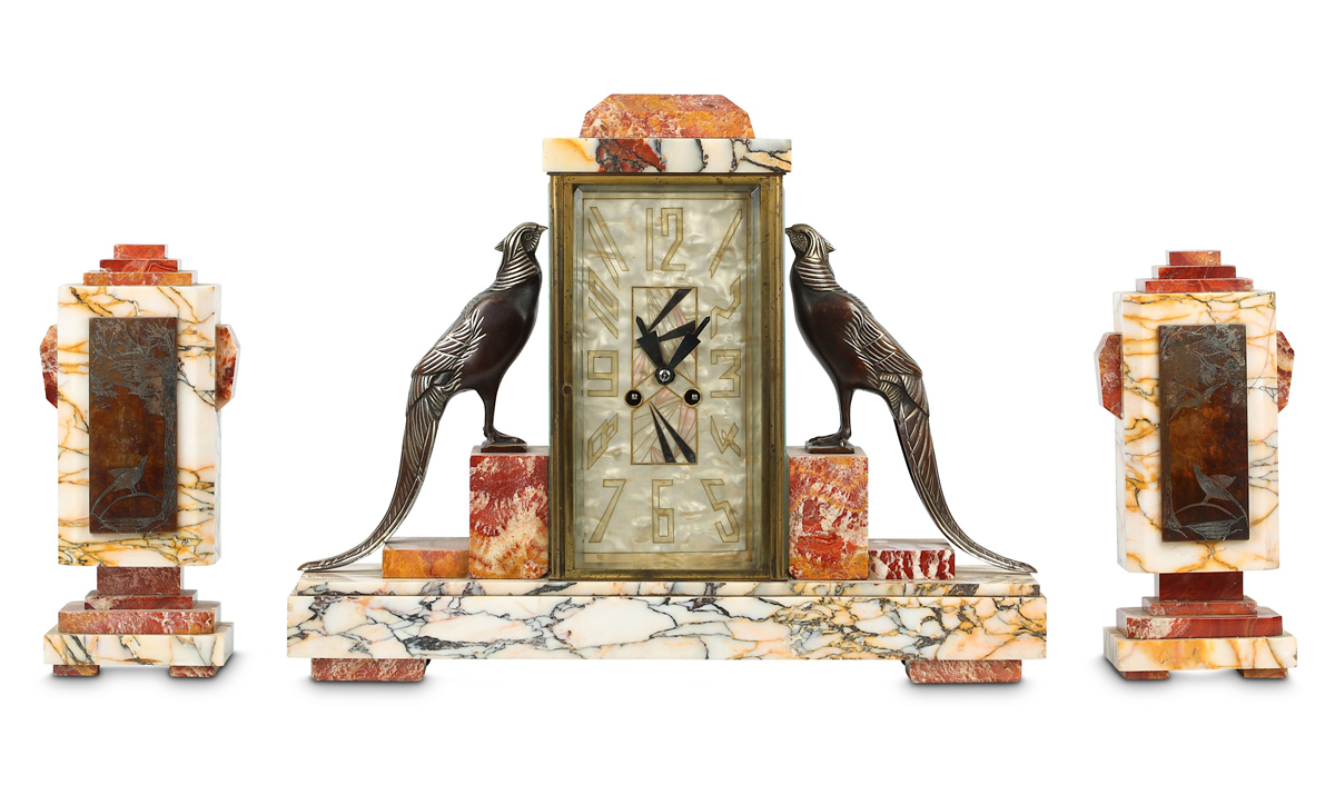 Art Deco mantel clock 