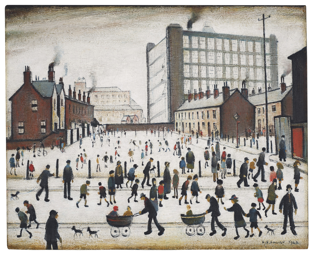 ‘The Mill, Pendlebury’ by LS Lowry