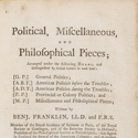 Benjamin Franklin first edition