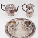 Electroplate tea set