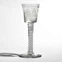 Privateer 18th century wine glass