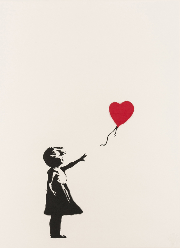 ‘Girl with Balloon’ by Banksy