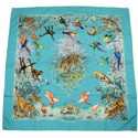 Hermes silk scarf