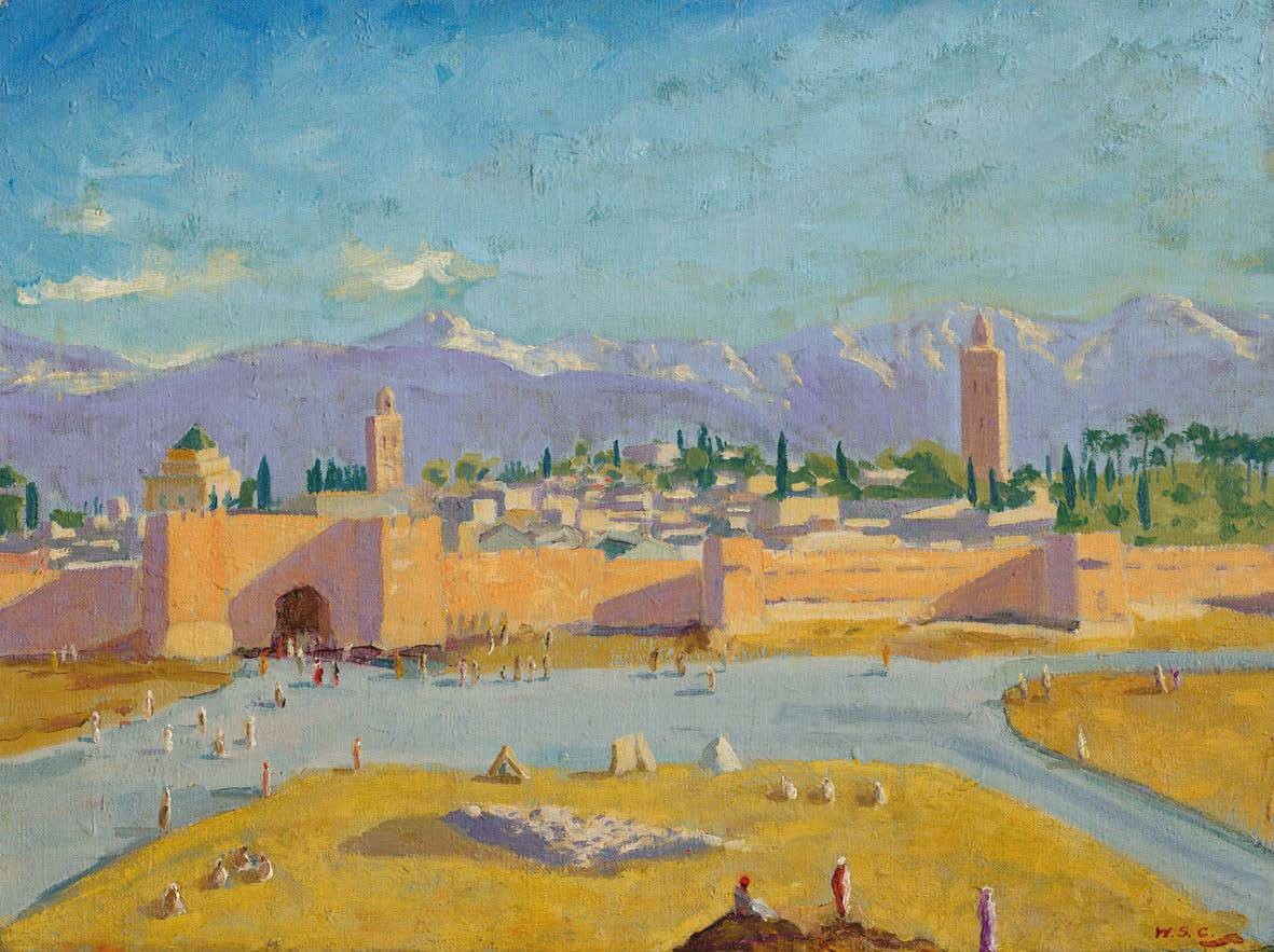 Tower of the Koutoubia Mosque by Sir Winston Churchill 