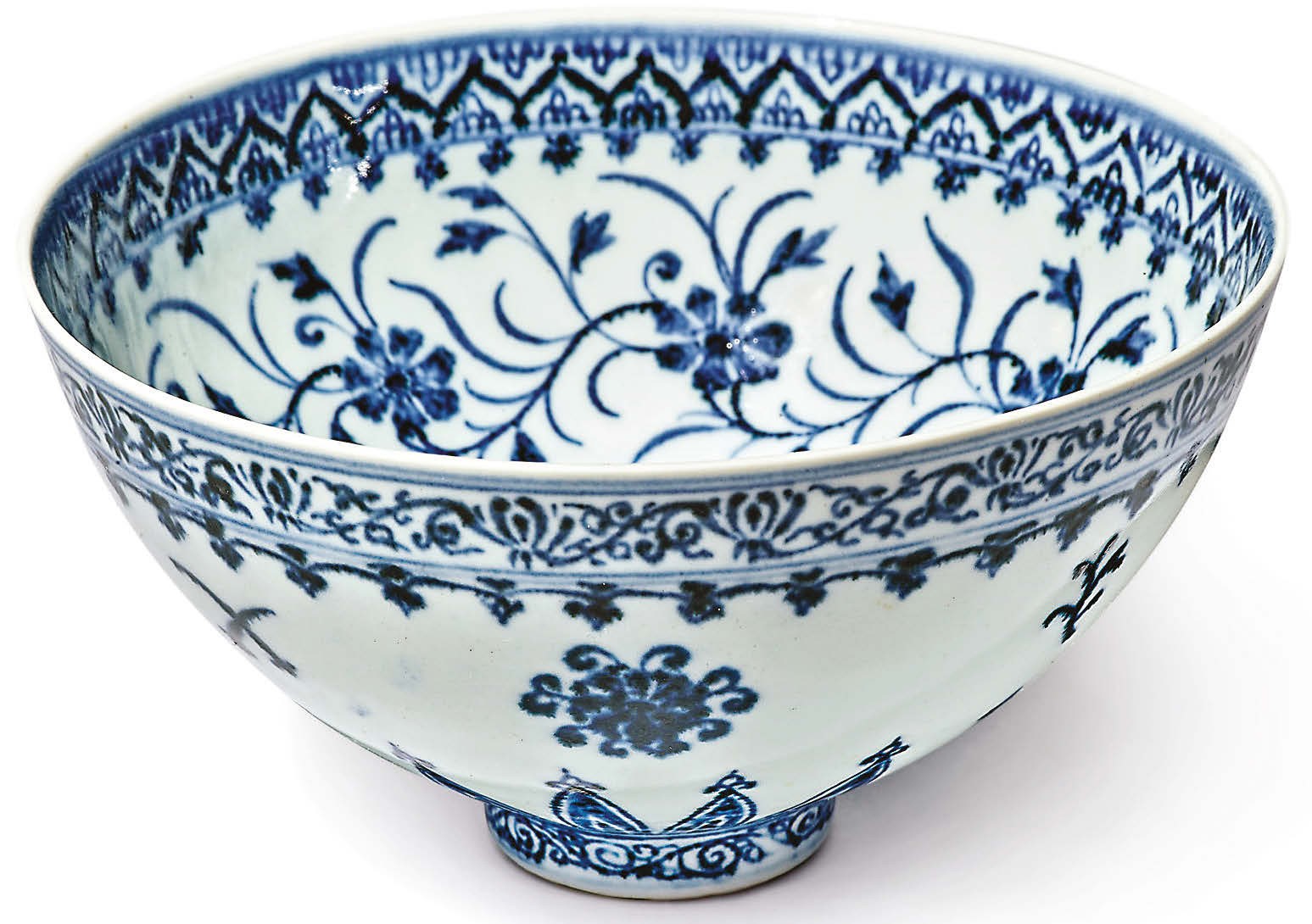 Yongle period blue and white bowl 
