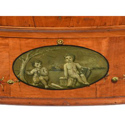 Details of satinwood side table