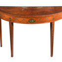 Satinwood side table