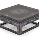 Lacquer wooden stand