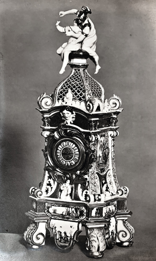 Meissen clock 