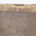 Reverse of the picture with pencil writing
