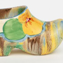 Clarice Cliff ‘Delecia Pansies’ Bizarre clog