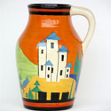 Clarice Cliff Lotus jug