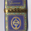 French mid 19th century porcelain card case