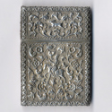 Anglo-Indian silver card case